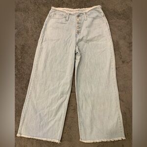 Velvet Heart Light Denim Wide-Leg Jeans